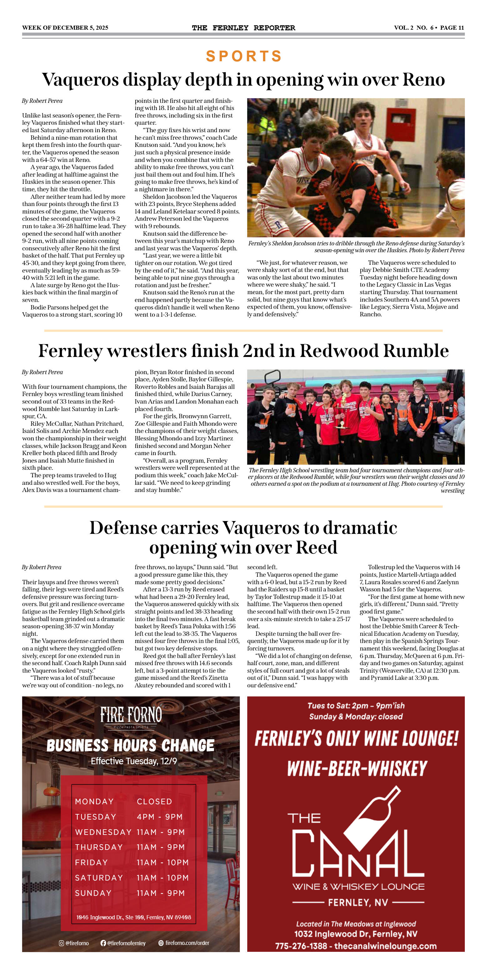 Dec. 5, 2025 - About 400 meals served at Community - page 11