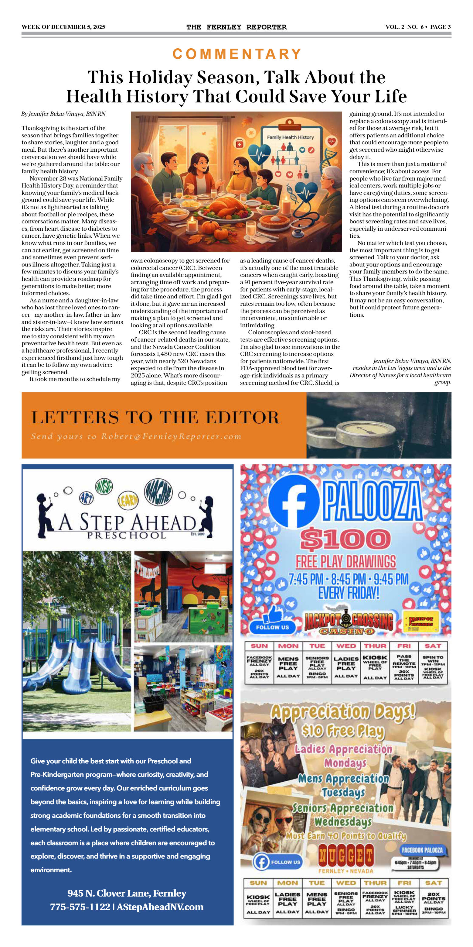 Dec. 5, 2025 - About 400 meals served at Community - page 3