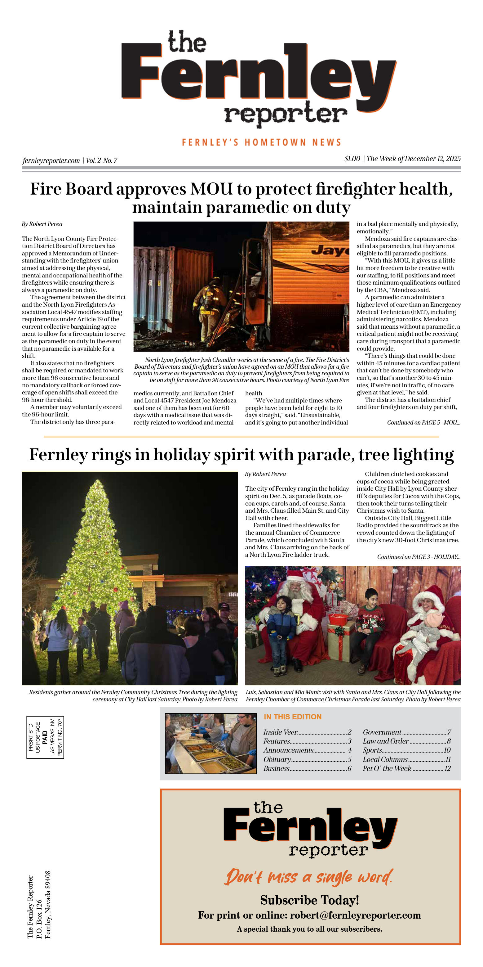 Dec. 12, 2025 - Fire Board approves MOU to protect - page 1