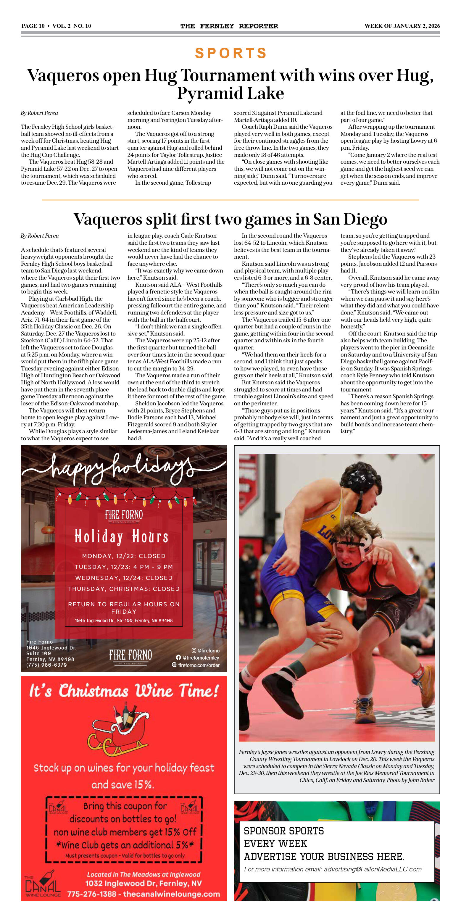 Jan. 2, 2026 - School District lauds adult ed prog - page 10