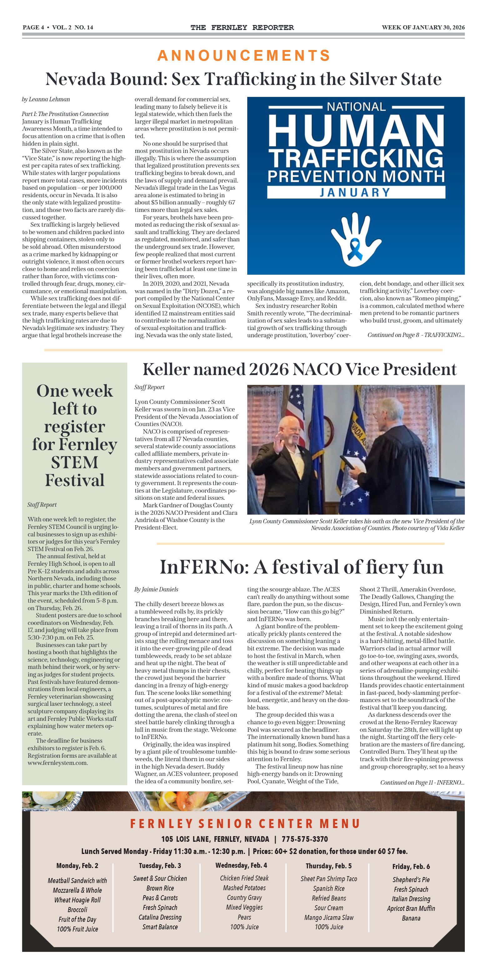 Jan. 30, 2026 - Students, sports groups urge City  - page 4