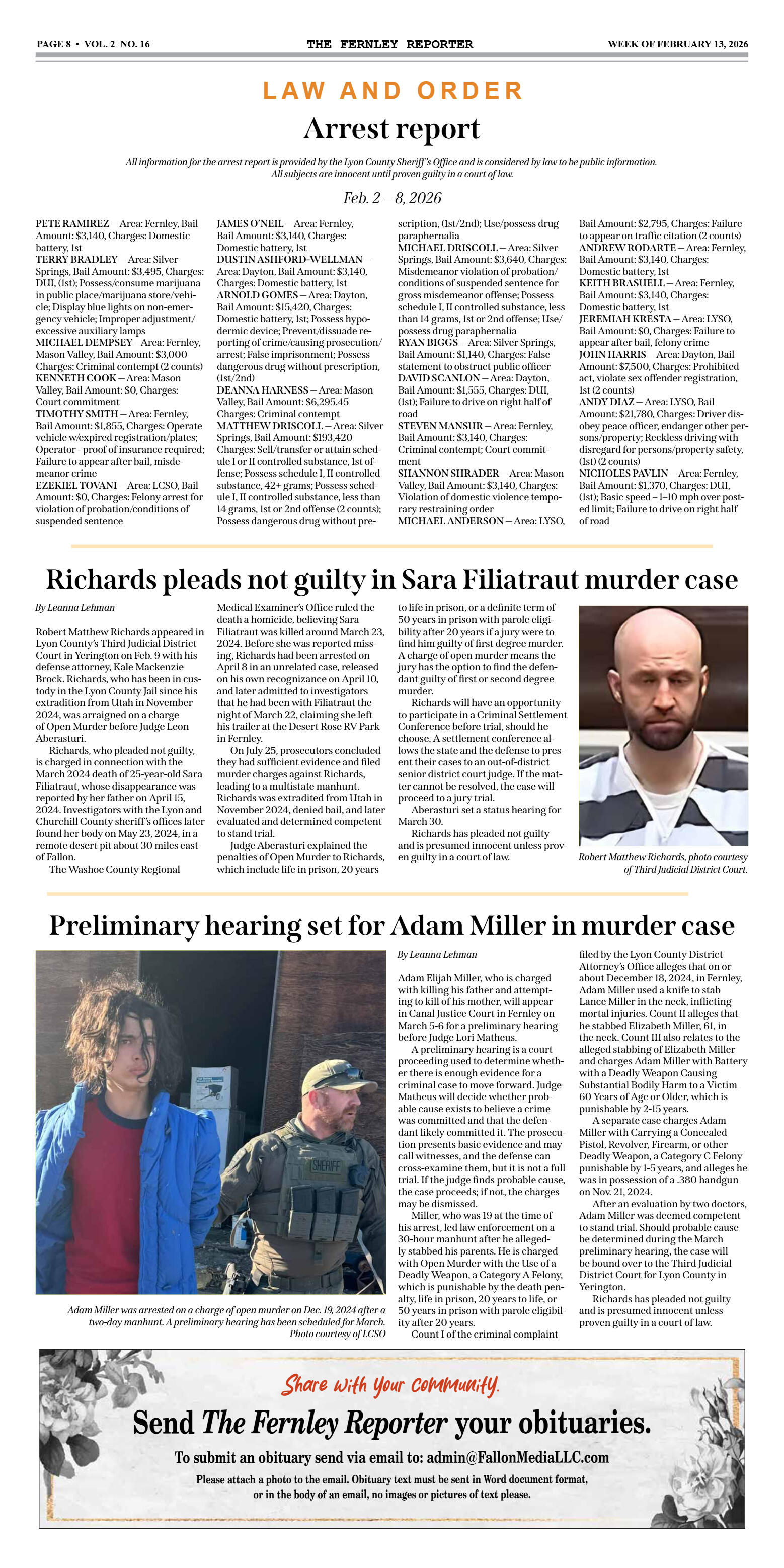 Feb. 13, 2026 - FCTA calls for overhaul of city’s  - page 8