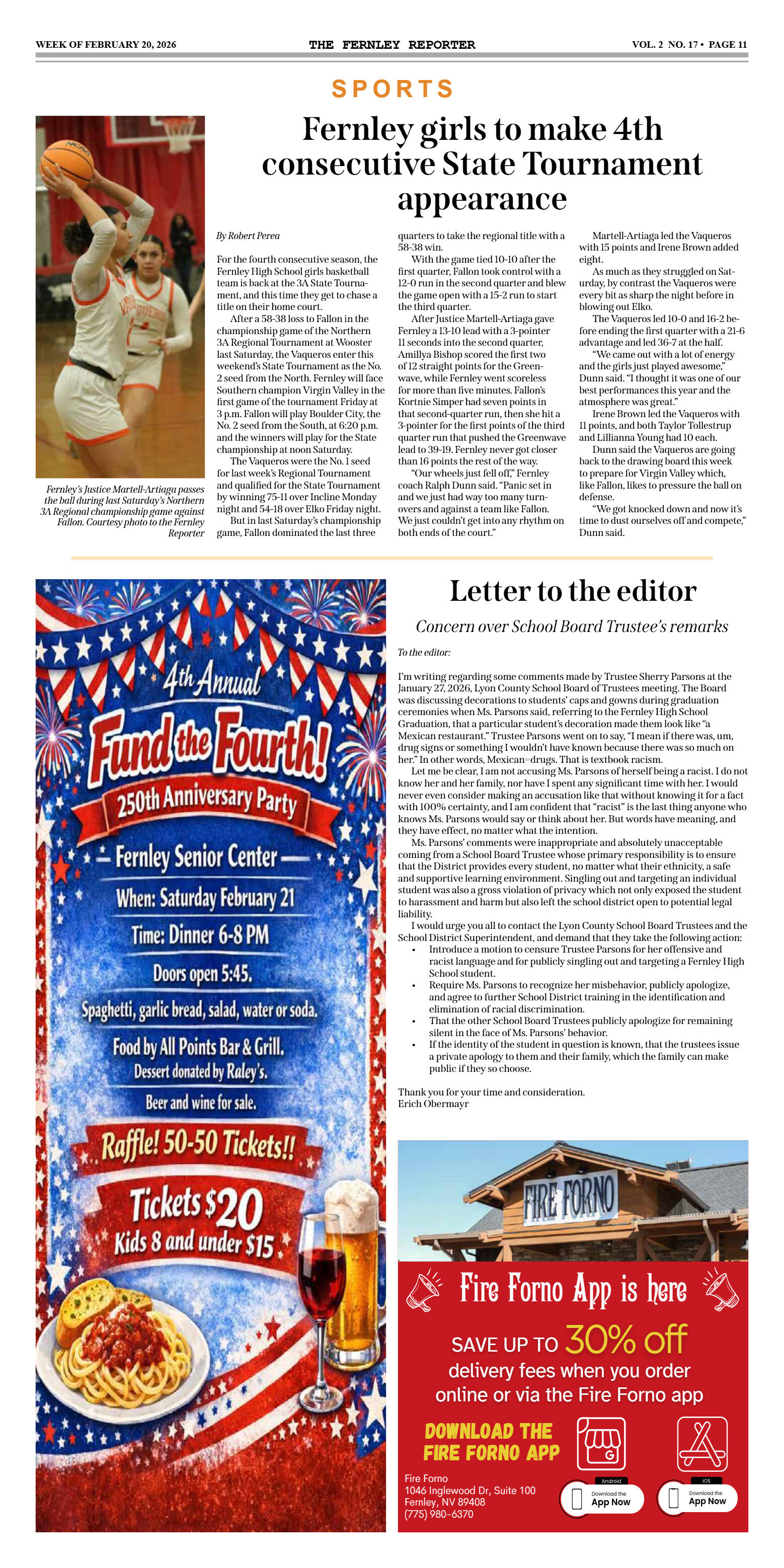 Feb. 20, 2026 - Fernley takes center stage for 3A  - page 11