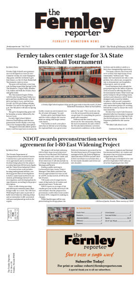 Feb. 20, 2026 - Fernley takes center stage for 3A  - page 1