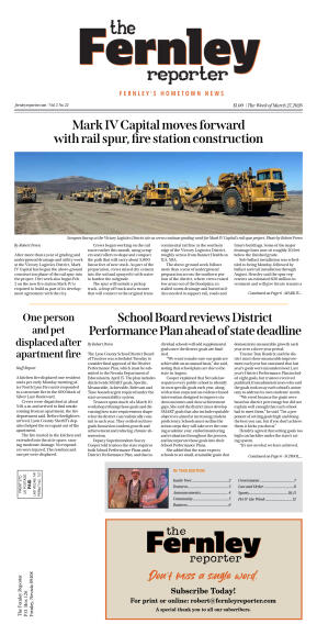 March 27, 2026 - Mark IV Capital moves forward wit - page 1