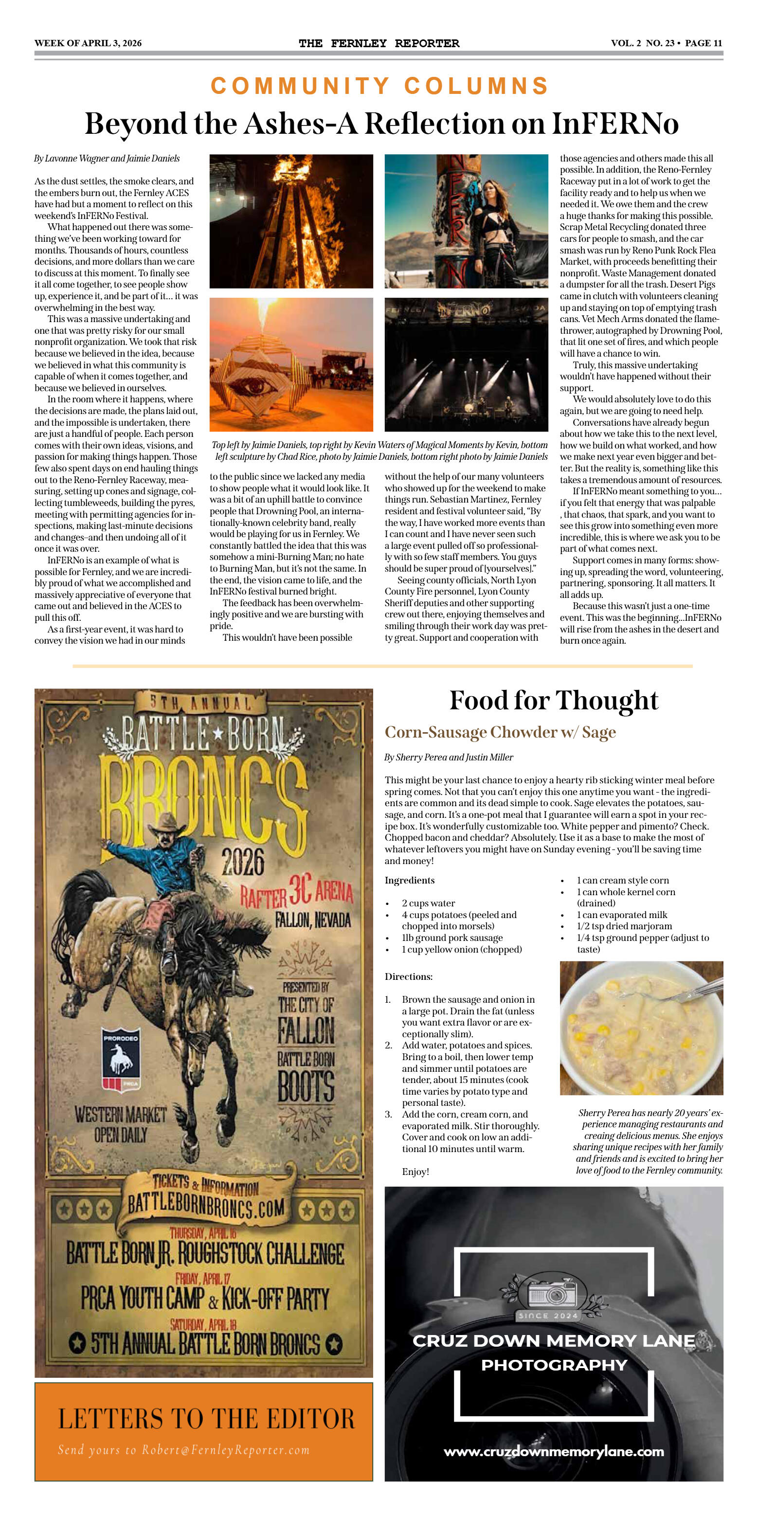 April 3, 2026 - Candidates outline priorities at F - page 11