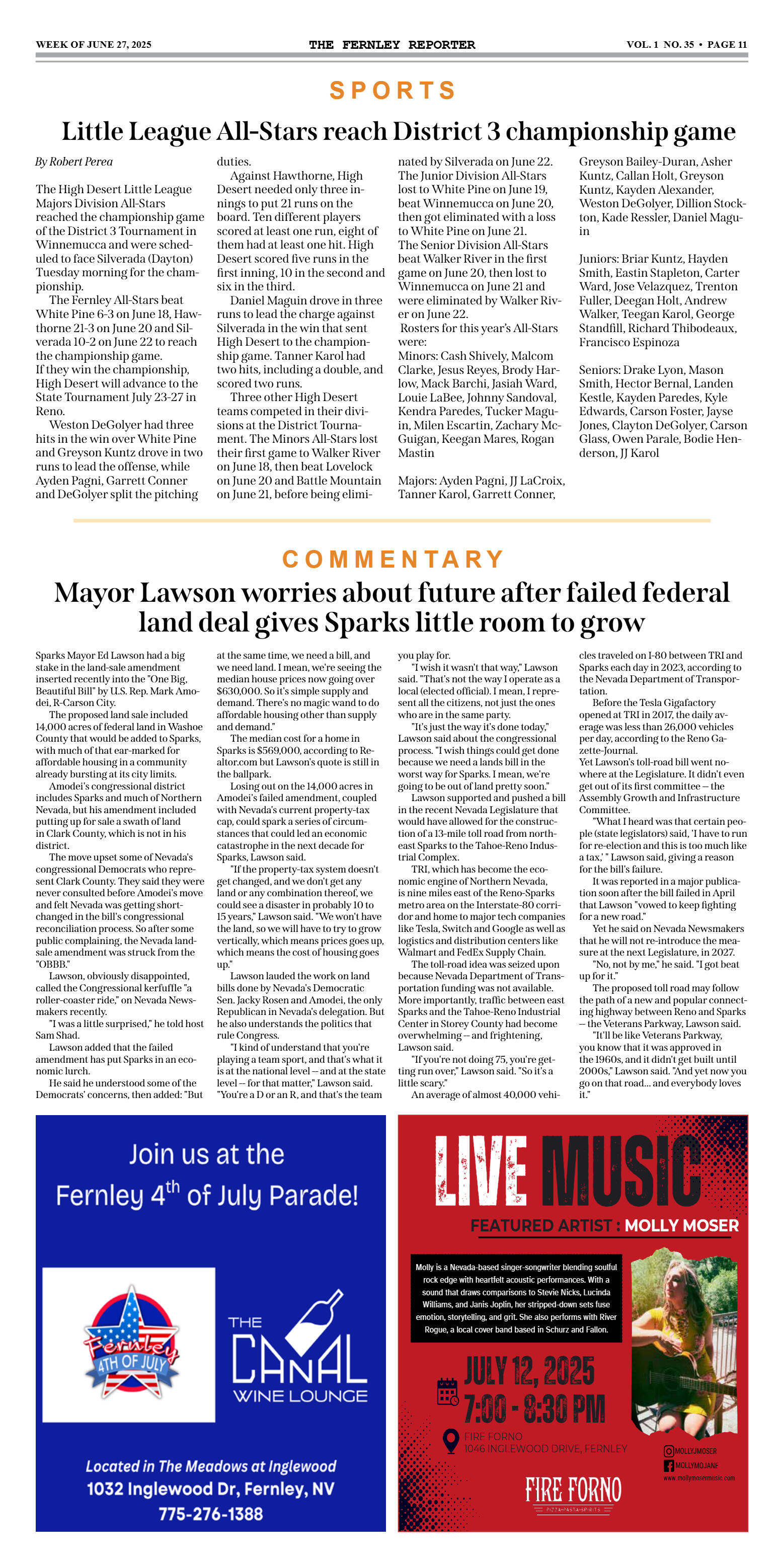 June 27, 2025 - Parade, kids games, fireworks to h - page 11