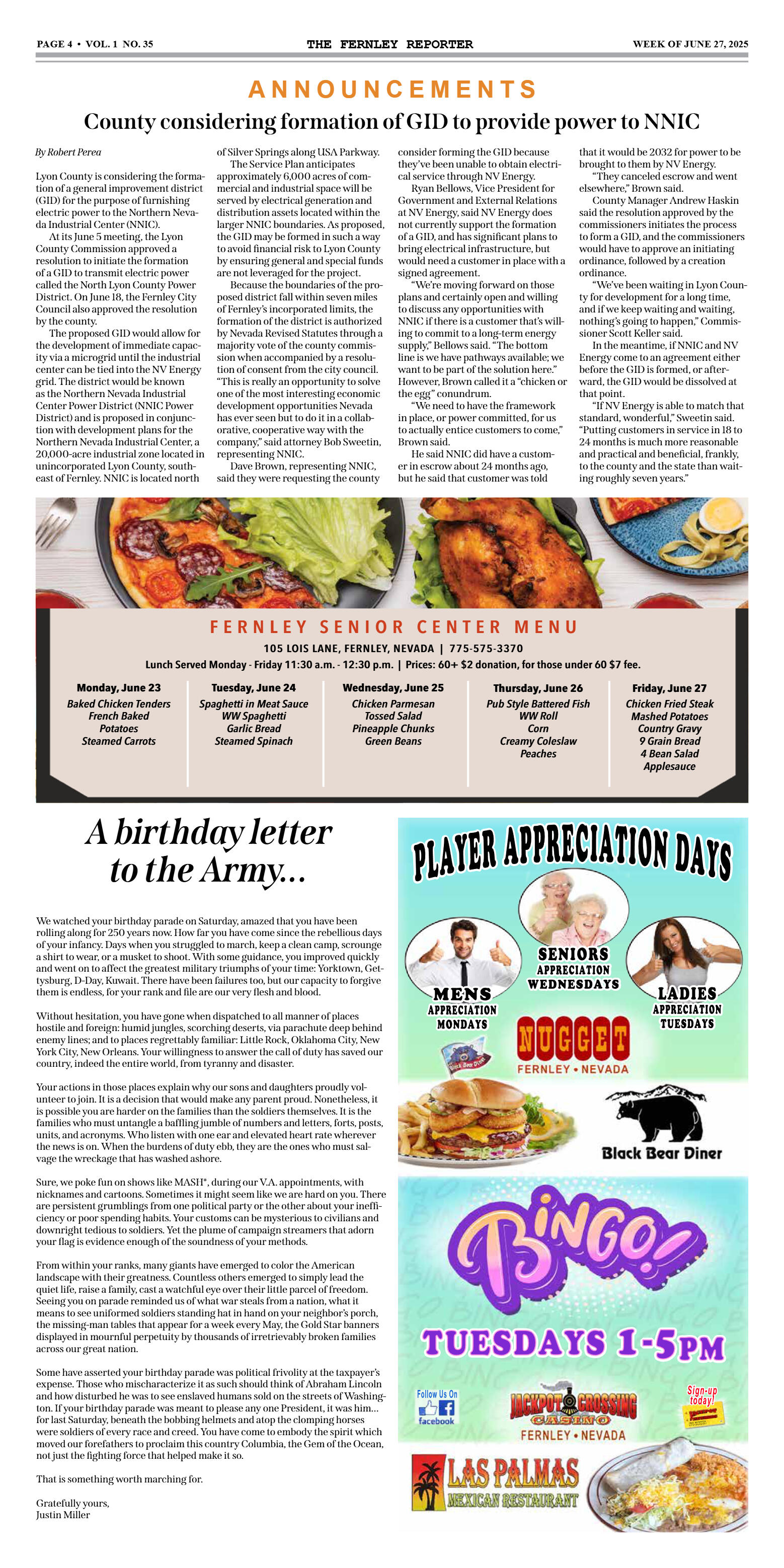 June 27, 2025 - Parade, kids games, fireworks to h - page 4