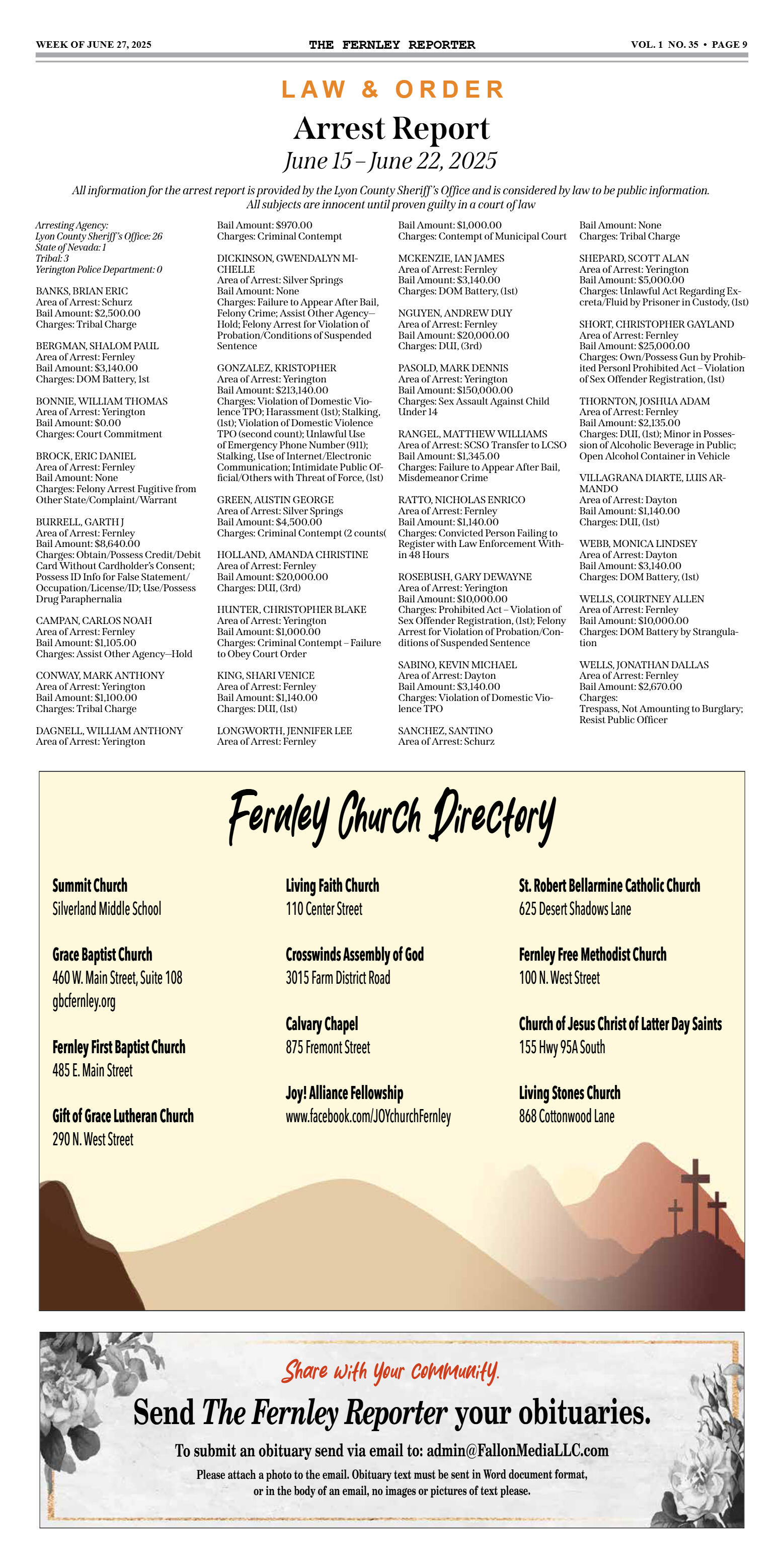June 27, 2025 - Parade, kids games, fireworks to h - page 9
