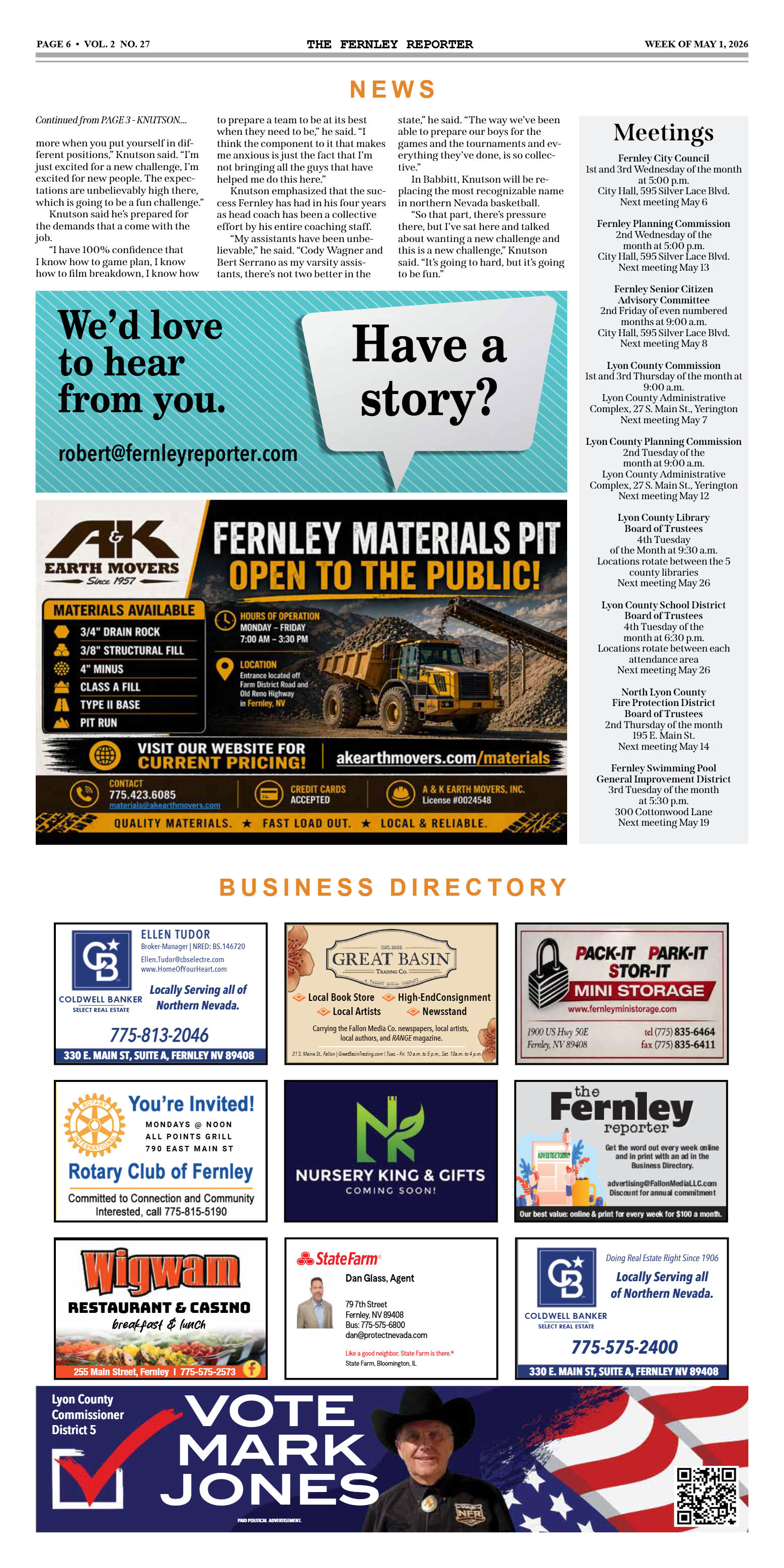 May 1, 2026 - Storey County, Tesla partner to exte - page 6