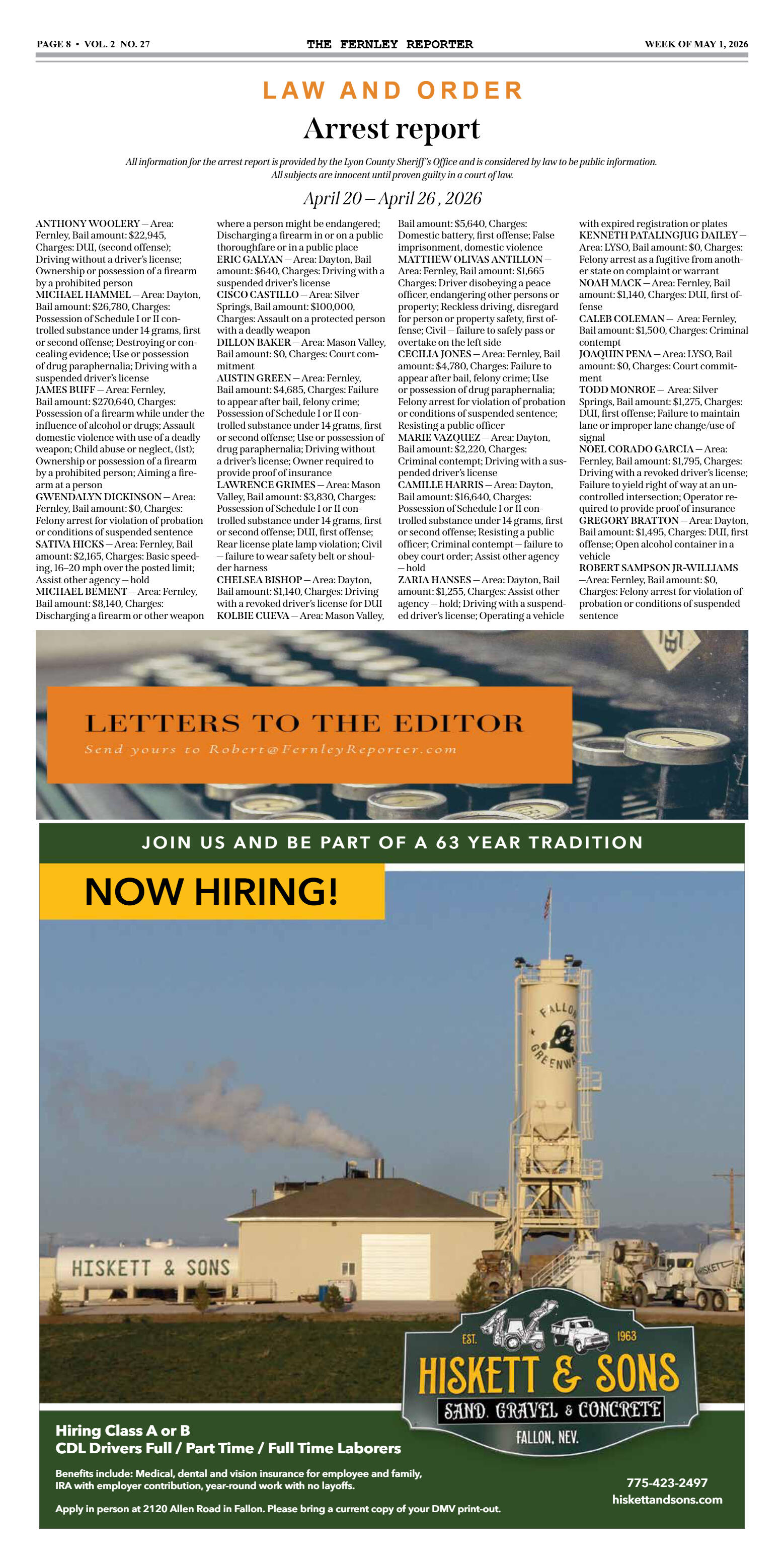 May 1, 2026 - Storey County, Tesla partner to exte - page 8