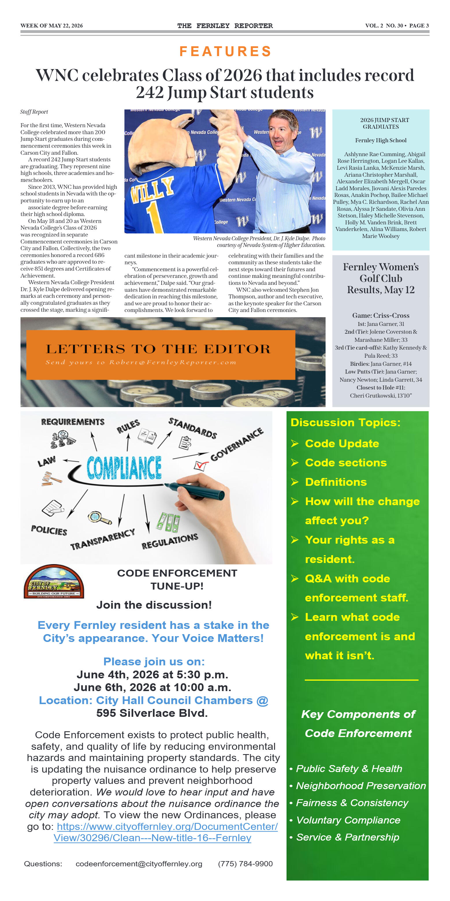 May 22, 2026 - The magic of M3: Fernley’s favorite - page 3