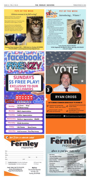 May 22, 2026 - The magic of M3: Fernley’s favorite - page 14