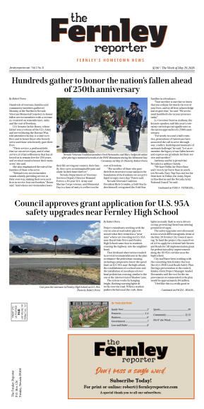 May 29, 2026 - Hundreds gather to honor the nation - page 1