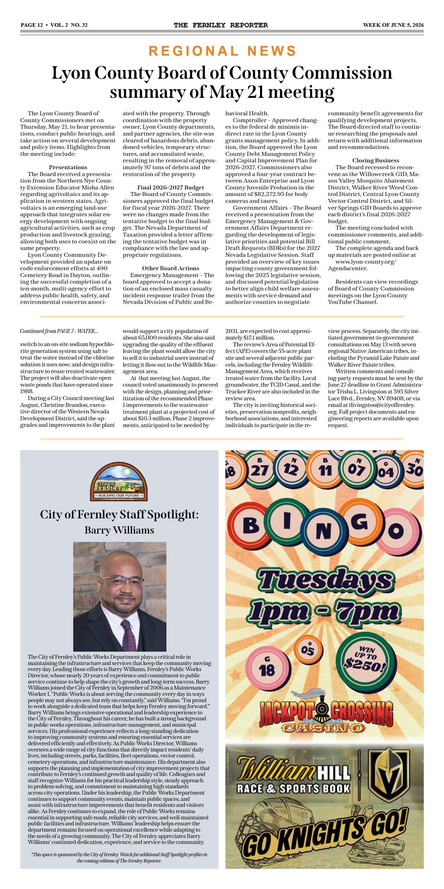 June 5, 2026 - Contested city races highlight Fern - page 12