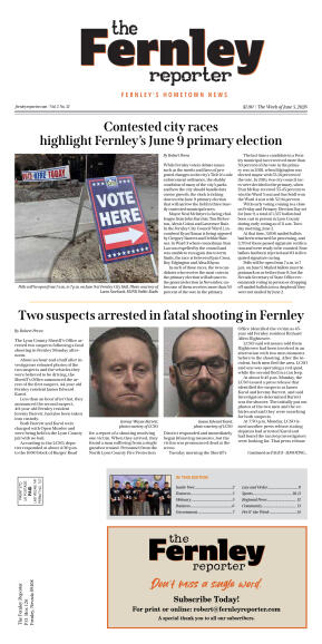 June 5, 2026 - Contested city races highlight Fern - page 1