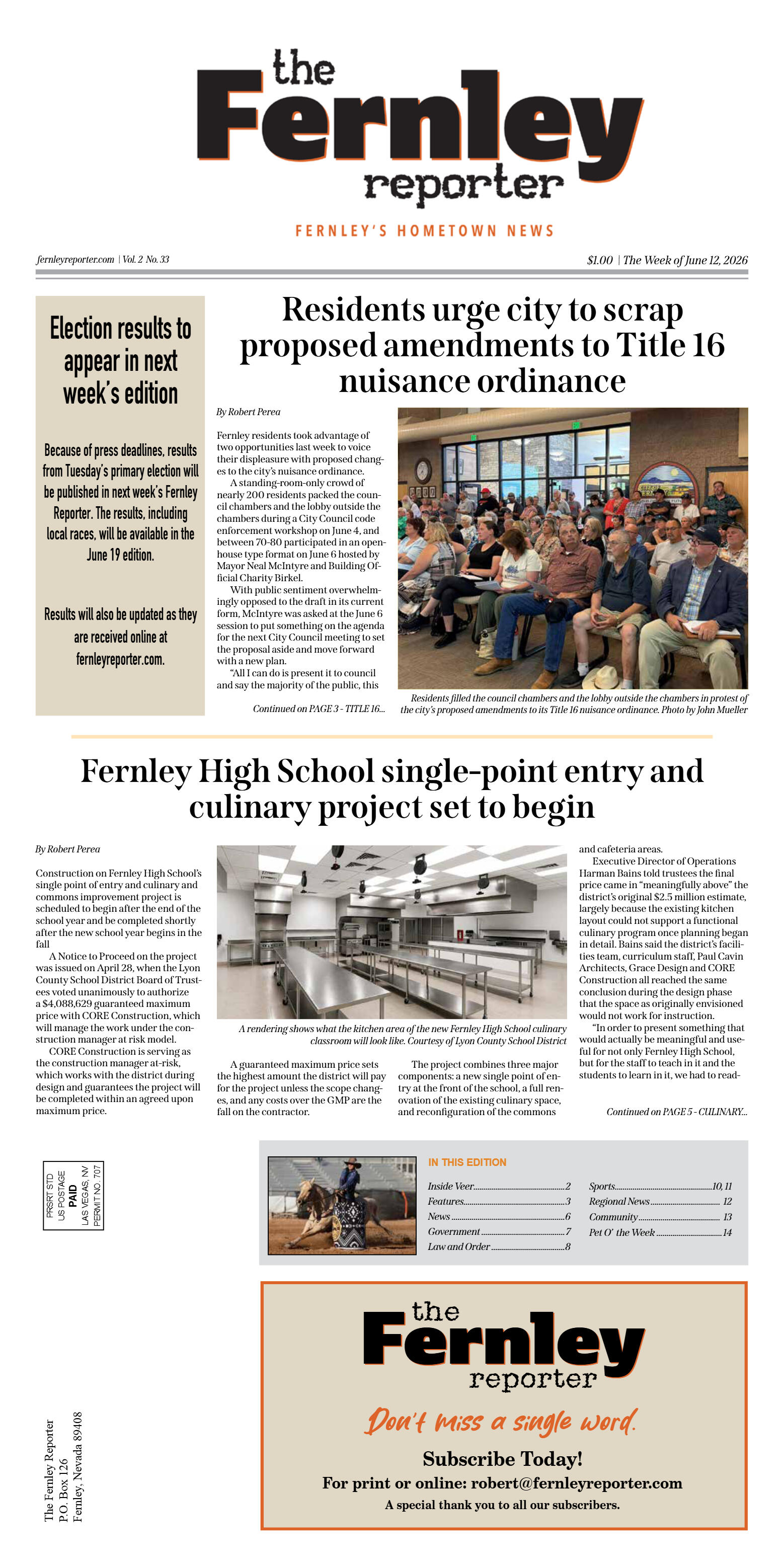 June 12, 2026 - Residents urge city to scrap propo - page 1