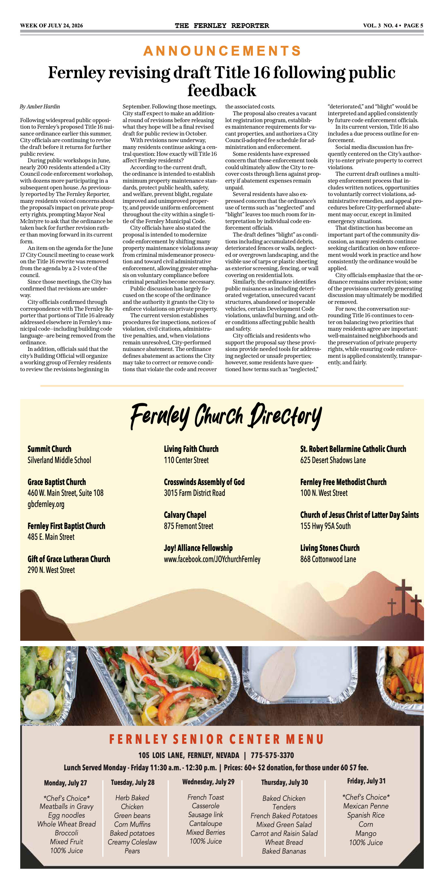 July 24, 2026 : The Fernley Reporter - page 5