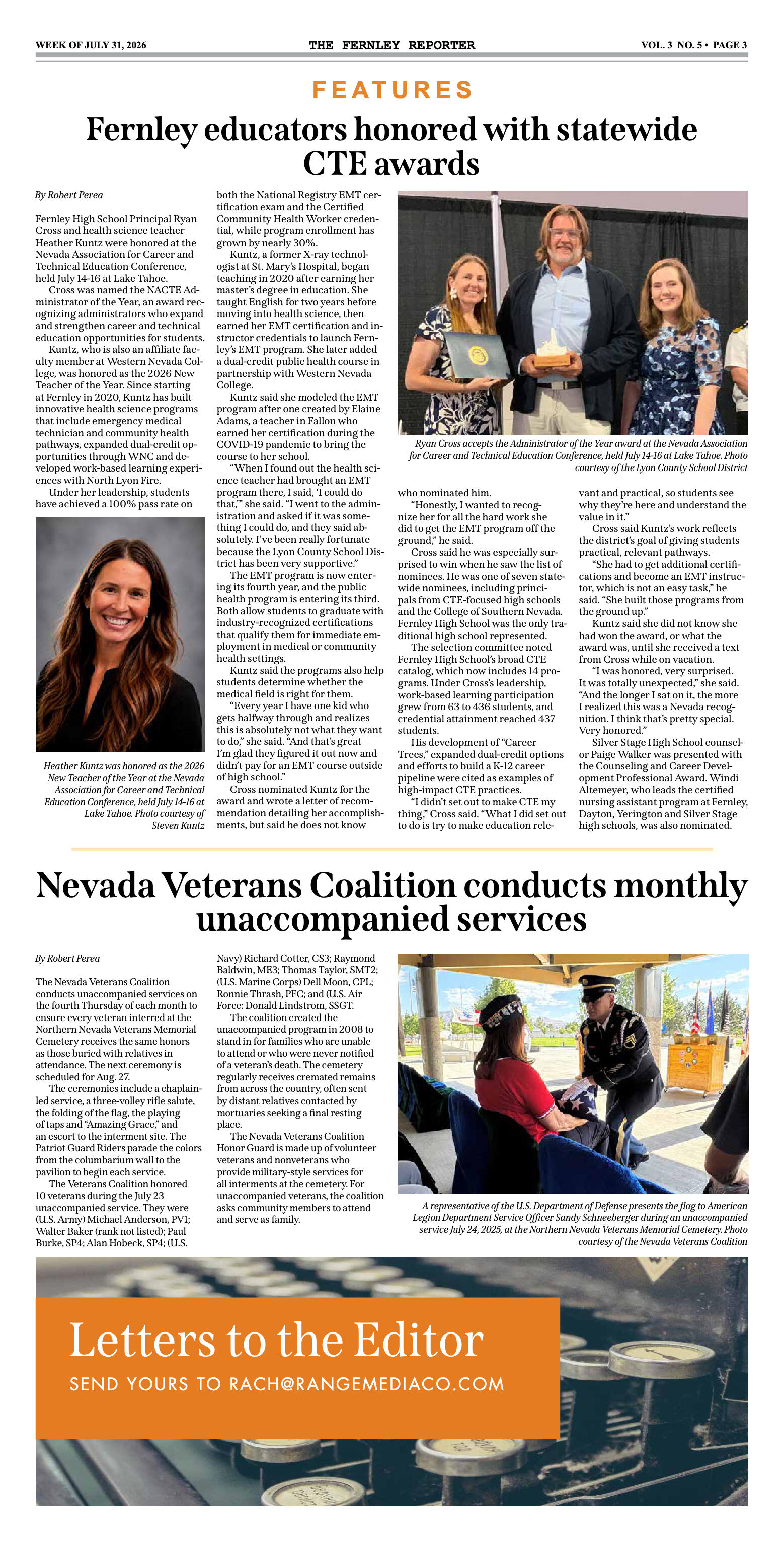July 31, 2026 - The Fernley Reporter - page 3