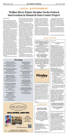July 31, 2026 - The Fernley Reporter - page 9