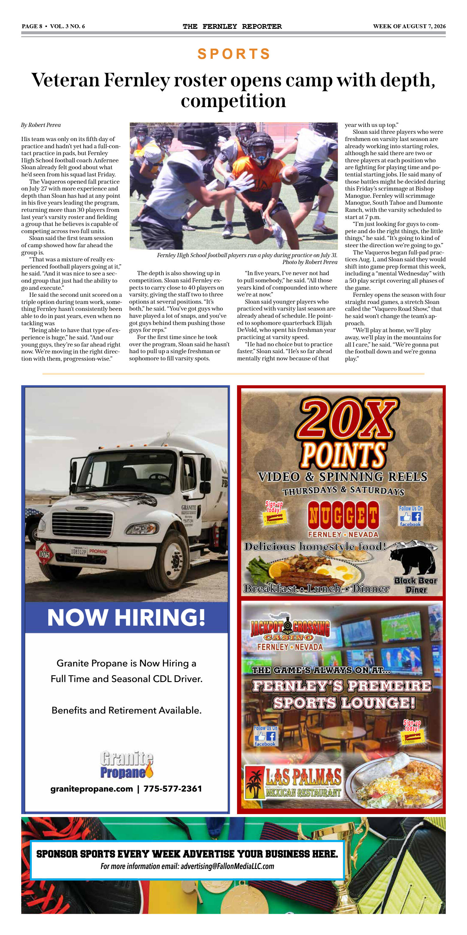 August 7, 2026 - The Fernley Reporter - page 8