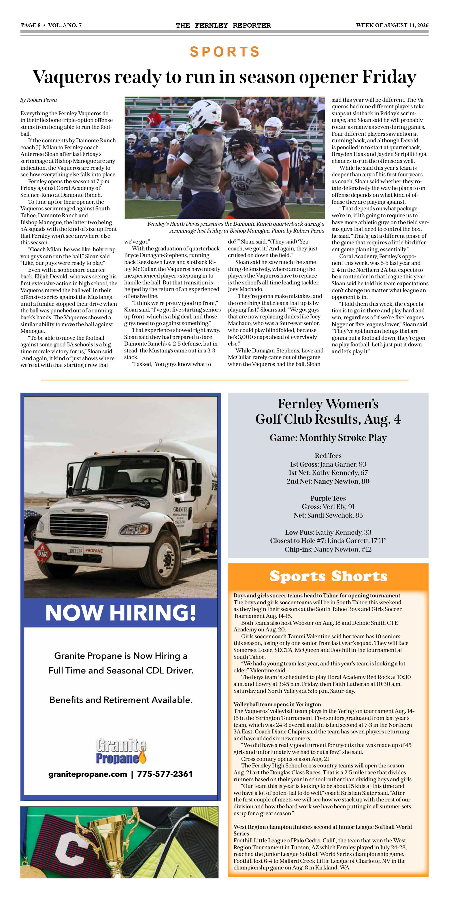 August 14, 2026 - The Fernley Reporter - page 8