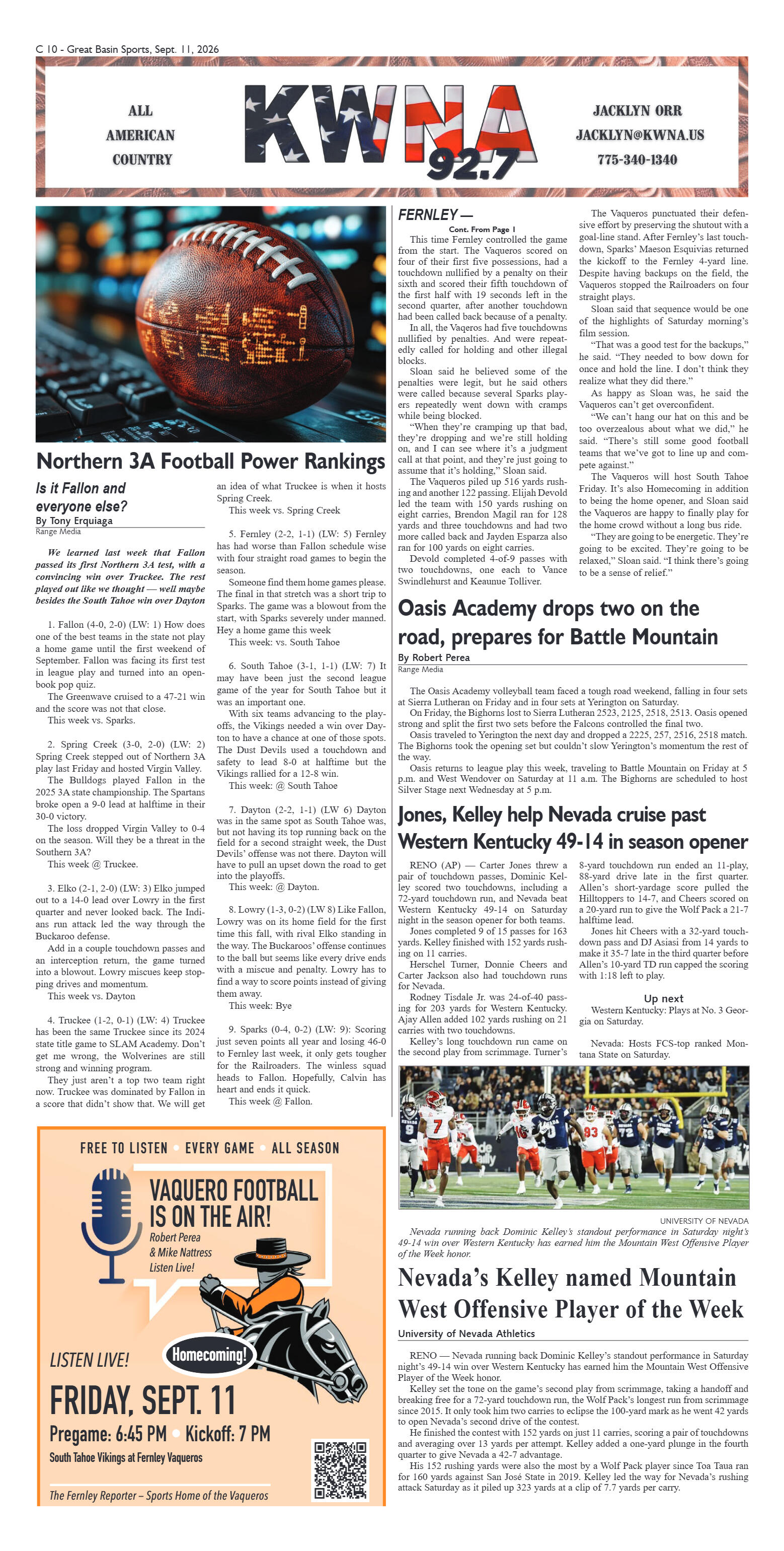 Sept. 11, 2026 Sports - page 10