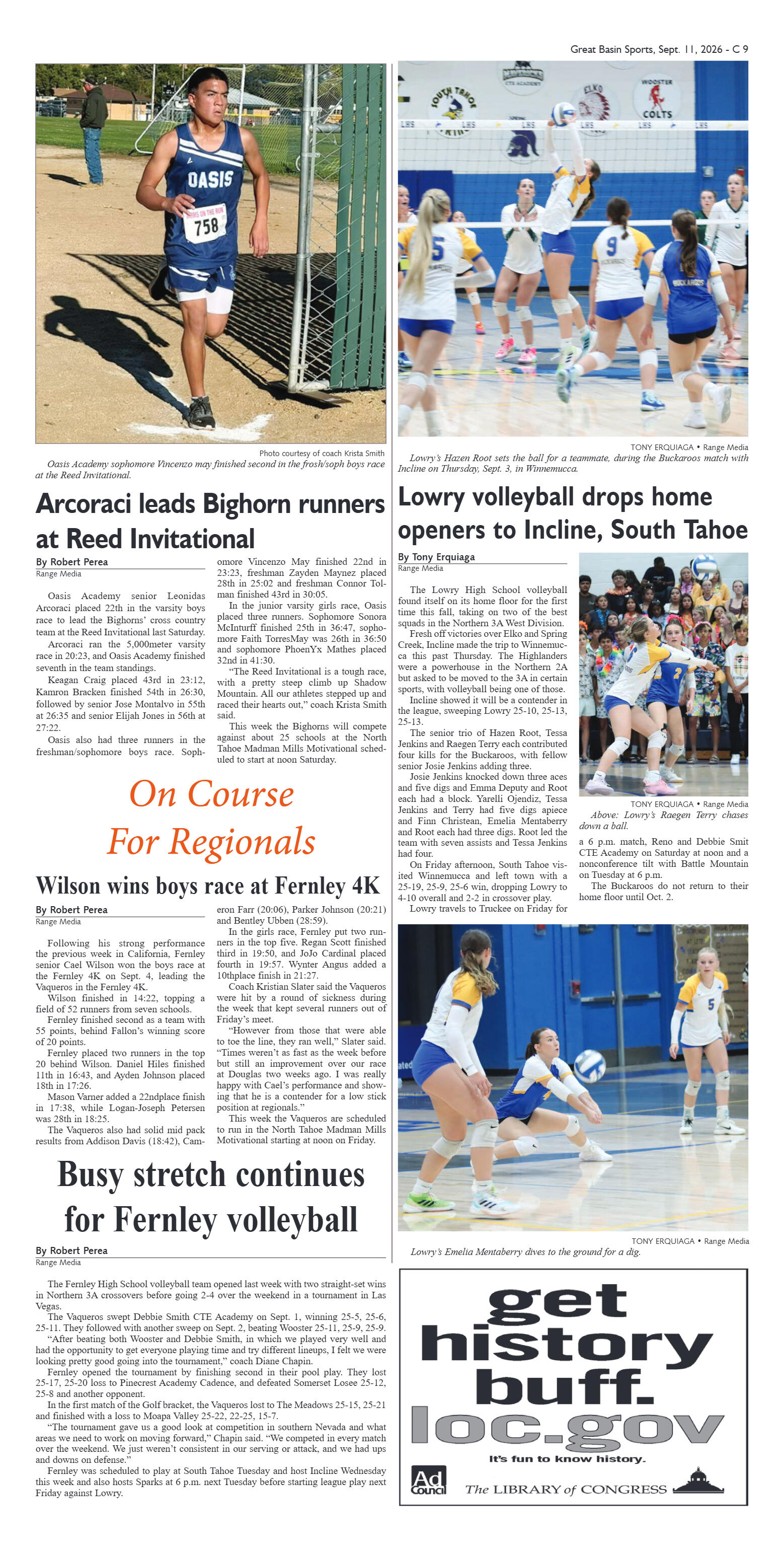 Sept. 11, 2026 Sports - page 9