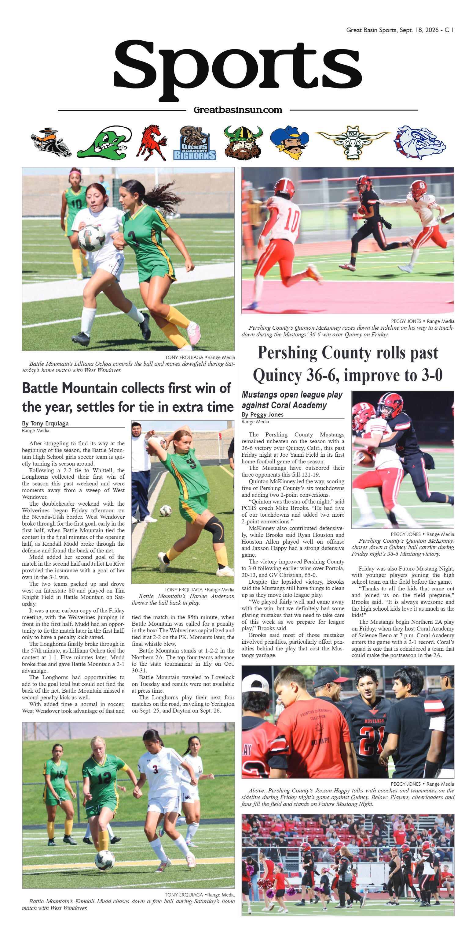 September 18, 2026 Sports - page 1