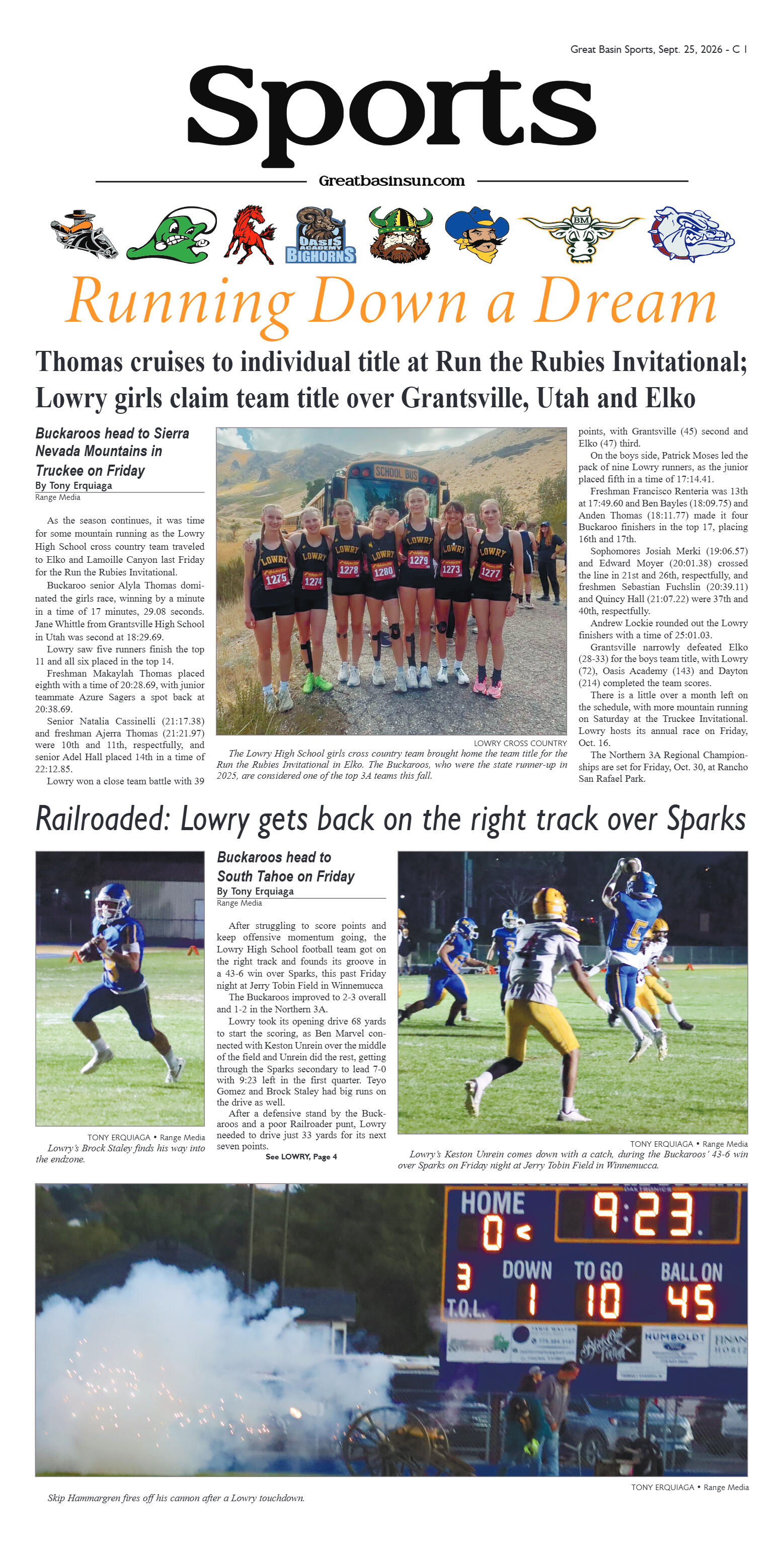 Sept. 25, 2026 - Sports - page 1