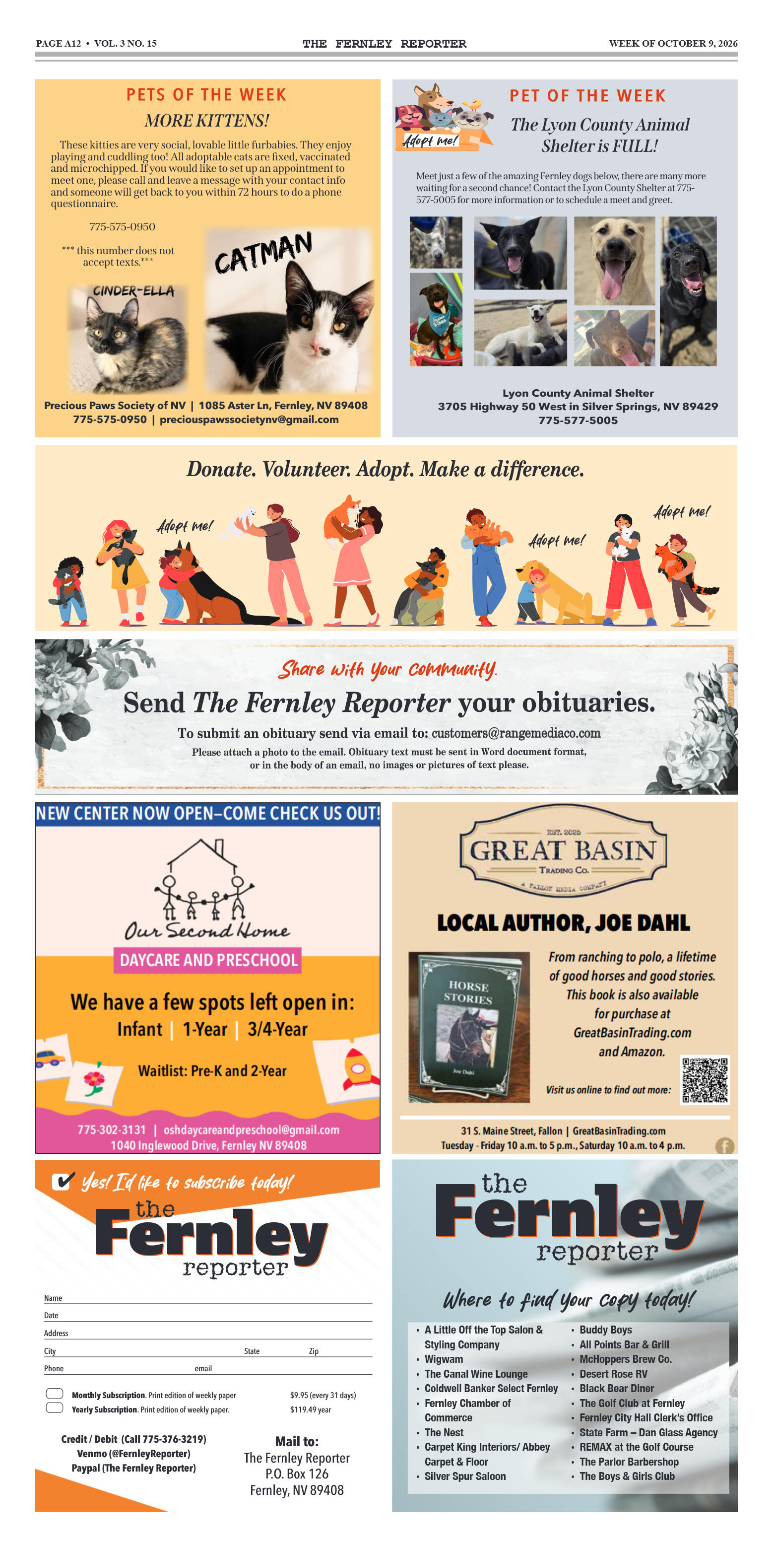 October 9, 2026 - Four Candidates. Two Offices. - page 12