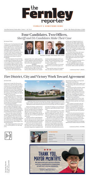 October 9, 2026 - Four Candidates. Two Offices. - page 1
