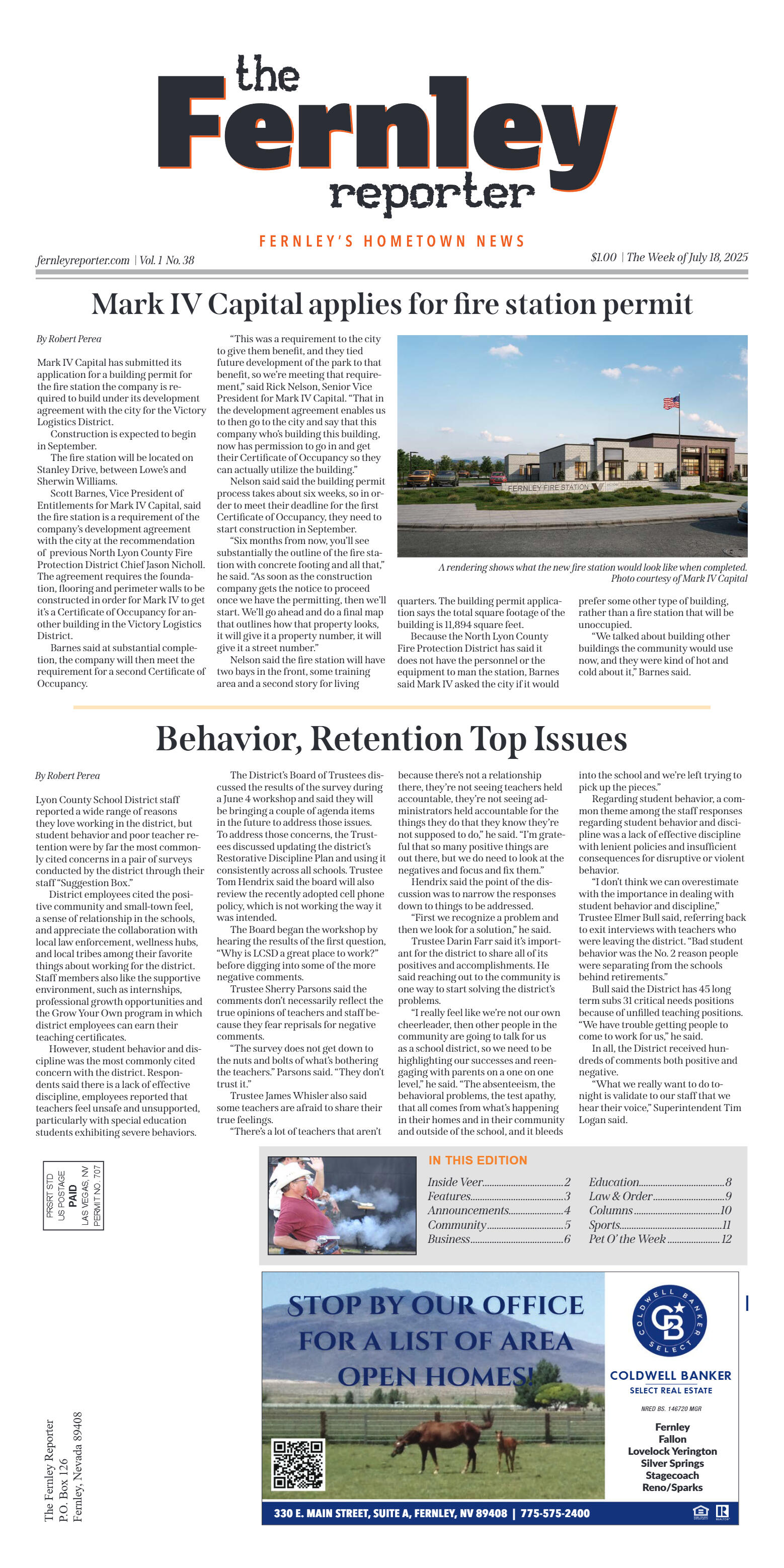 Mark IV Capital applies for fire station permit - page 1