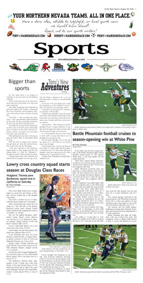August 28, 2026 - Bigger than sports - page 1