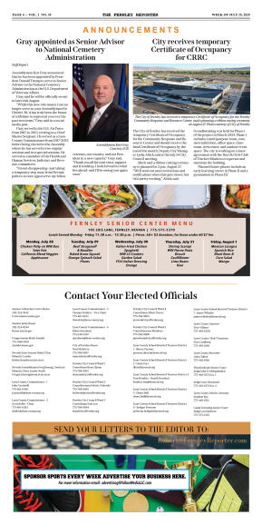 July 25, 2025 Lau calls out "chaos" on council - page 4